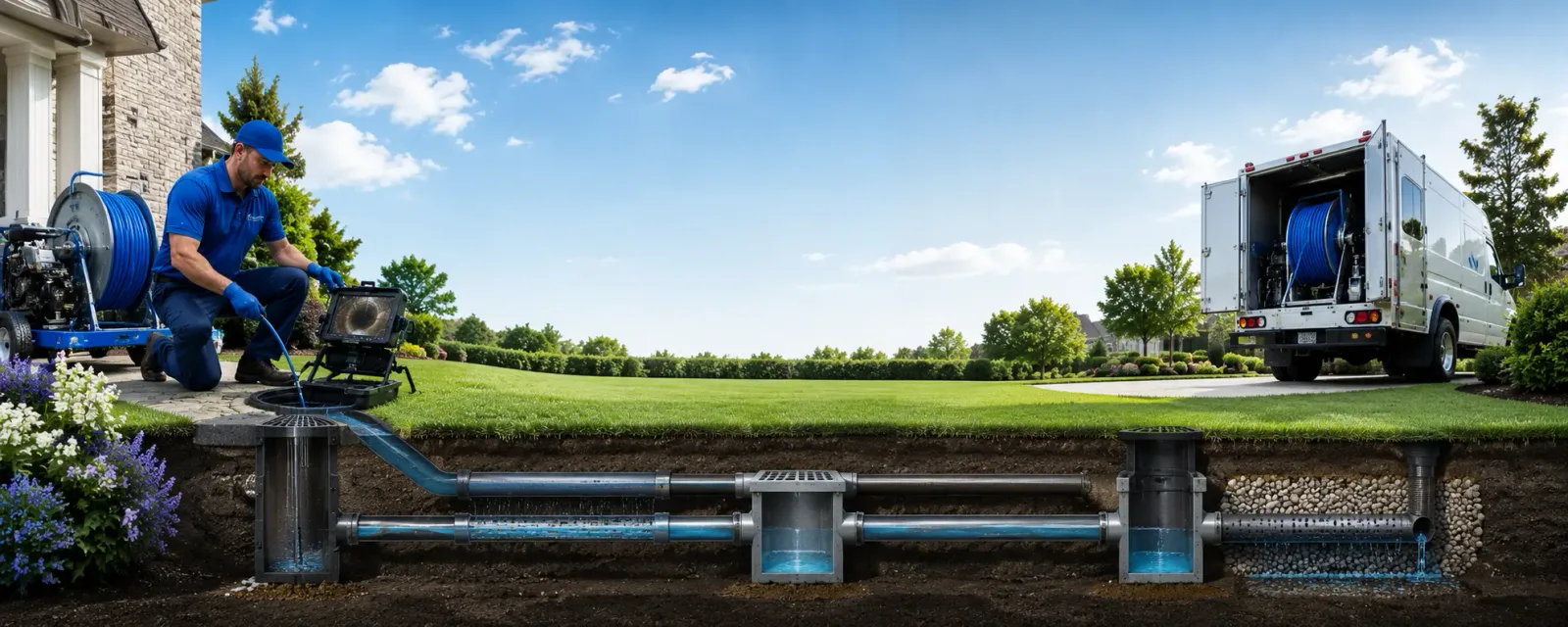 Outdoor drain cleaning information for Tecumseh, MO